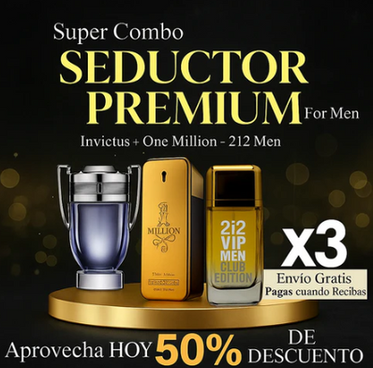COMBO DE 3 PERFUMES MASCULINOS🔥