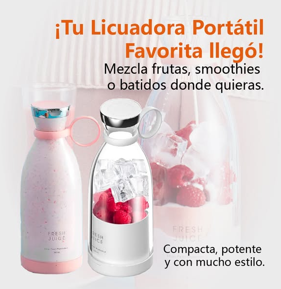 🍓 MINI Licuadora Portátil – ¡Tu batido donde sea!