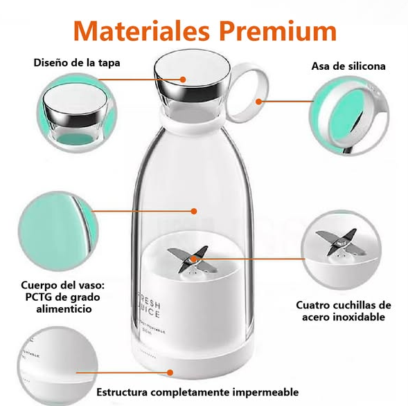 🍓 MINI Licuadora Portátil – ¡Tu batido donde sea!