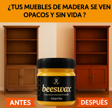 RoyalBee Wax CERA PARA MADERA Y CUERO✨